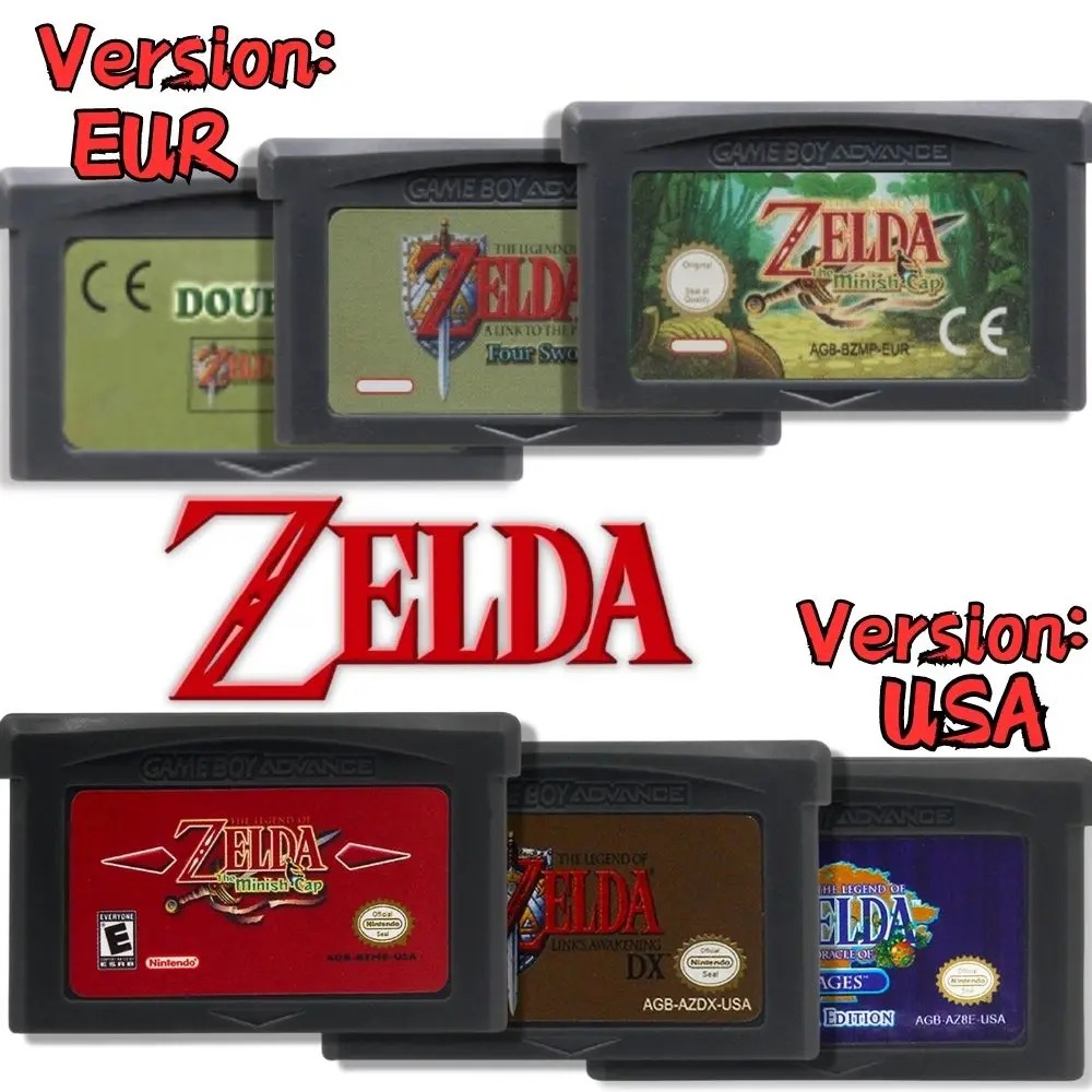 Musical Instrument Zelda - GBA Game Cartridge 32 Bit Video