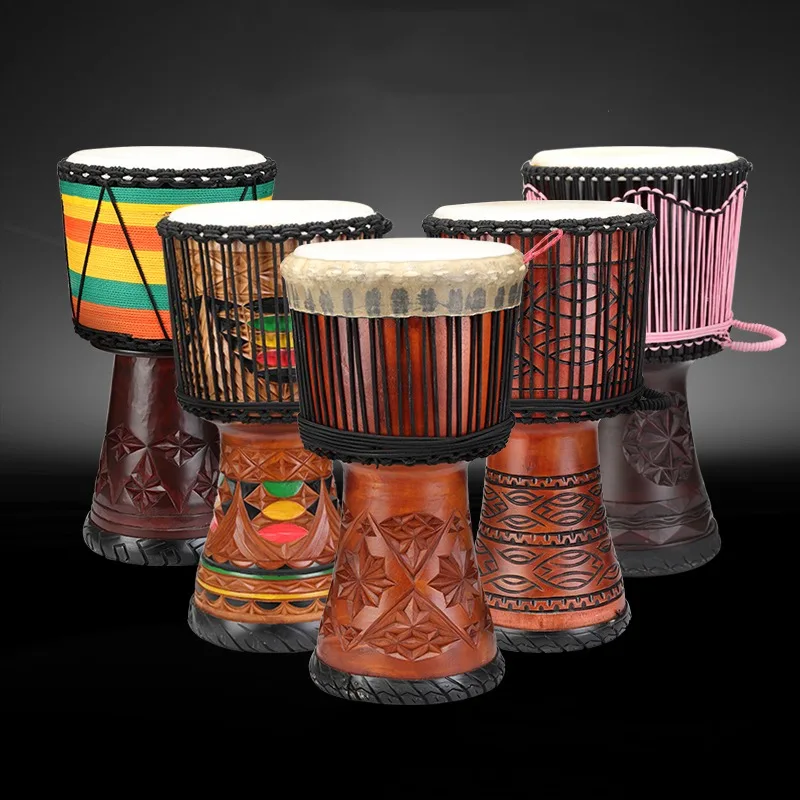 Musical Instrument Indian - 12 Inch Djembe Mahogany African Drum