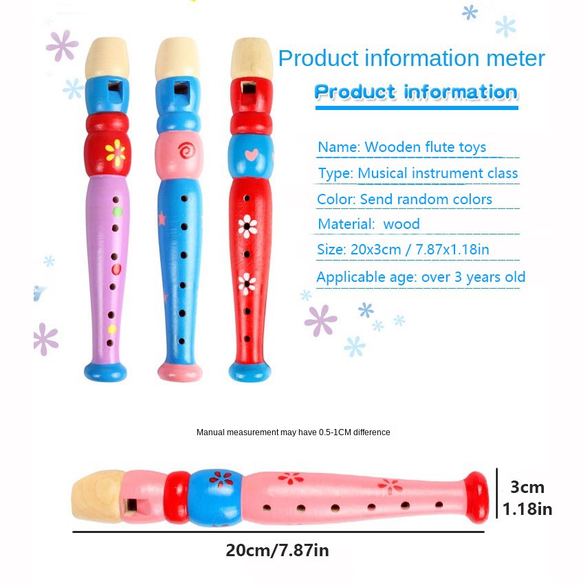 Hot Colorful Wooden Flute Musi - Musical Instrument Fagot ulasan dan harga