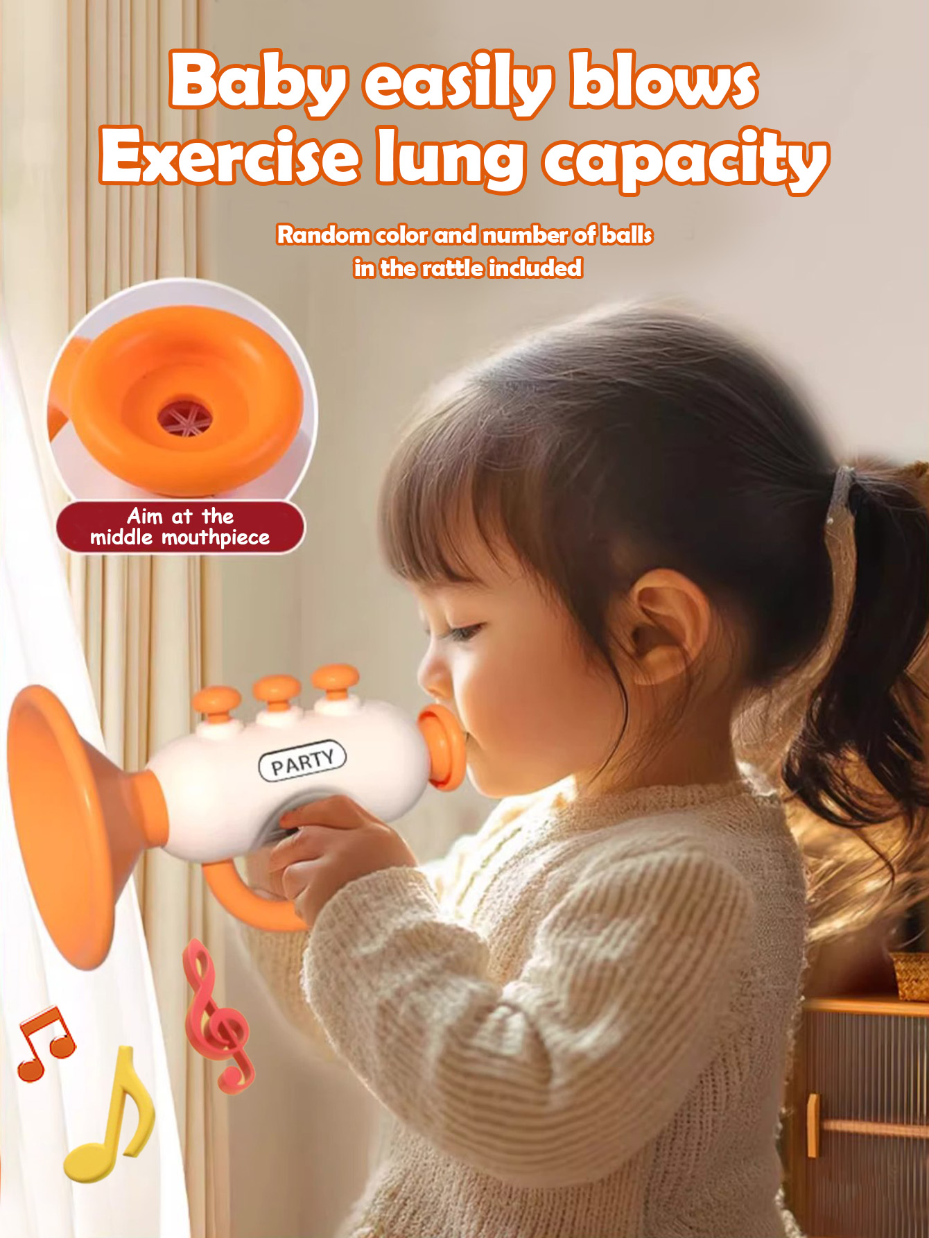 Kids Trumpet Toy, Learning Pra - Musical Instrument Fagot ulasan dan harga