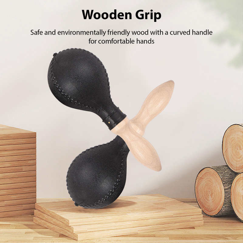 1Pair 25cm Maracas Sand Hammer - Musical Instrument Maraca ulasan dan harga