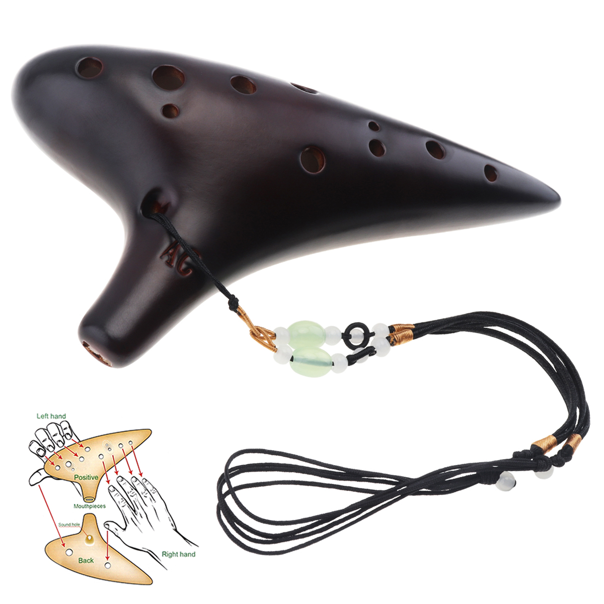 12 Holes Ocarina Zelda Alto To - Musical Instrument Zelda ulasan dan harga