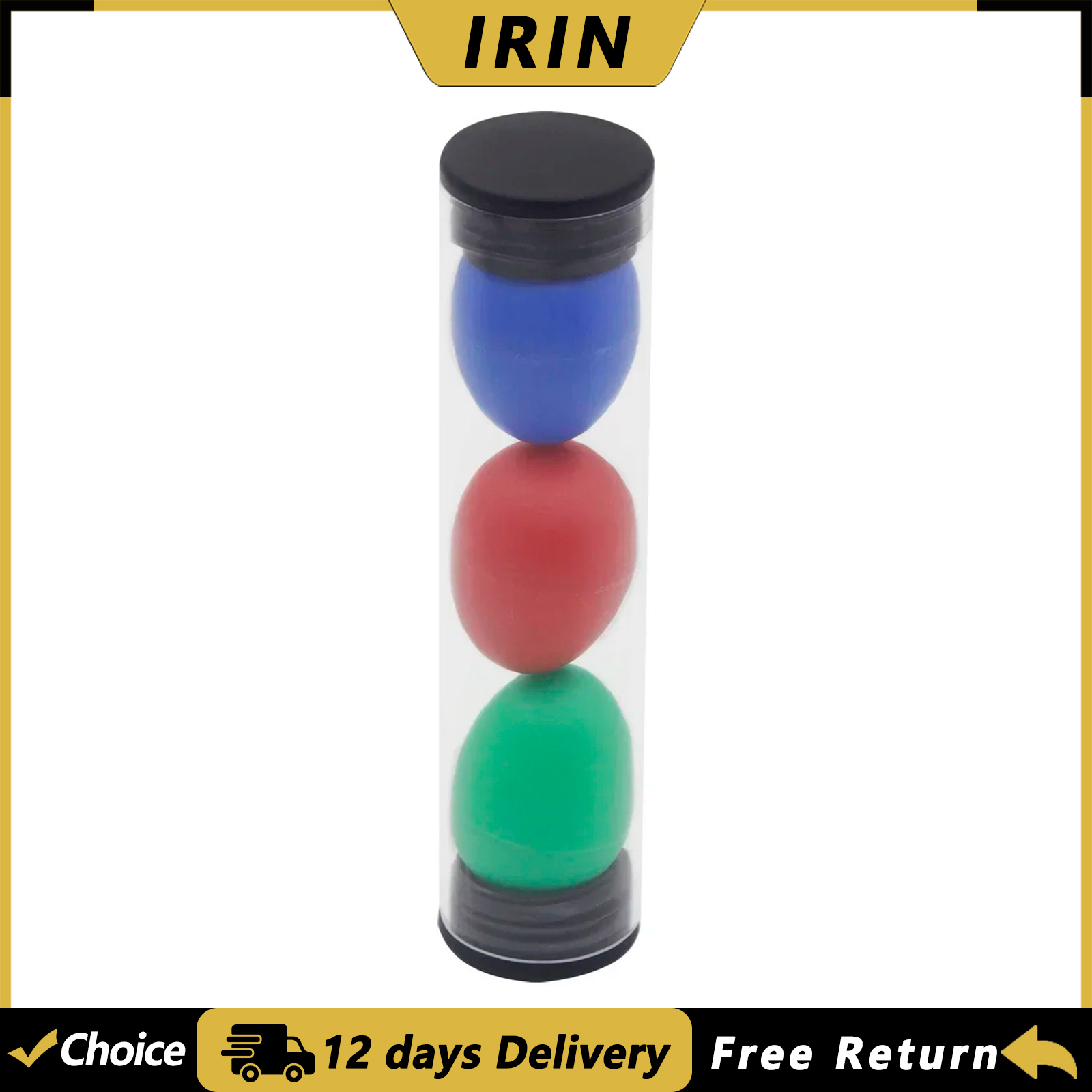 IRIN 3Pcs Sand Egg Colorful Sa - Musical Instrument Maraca ulasan dan harga
