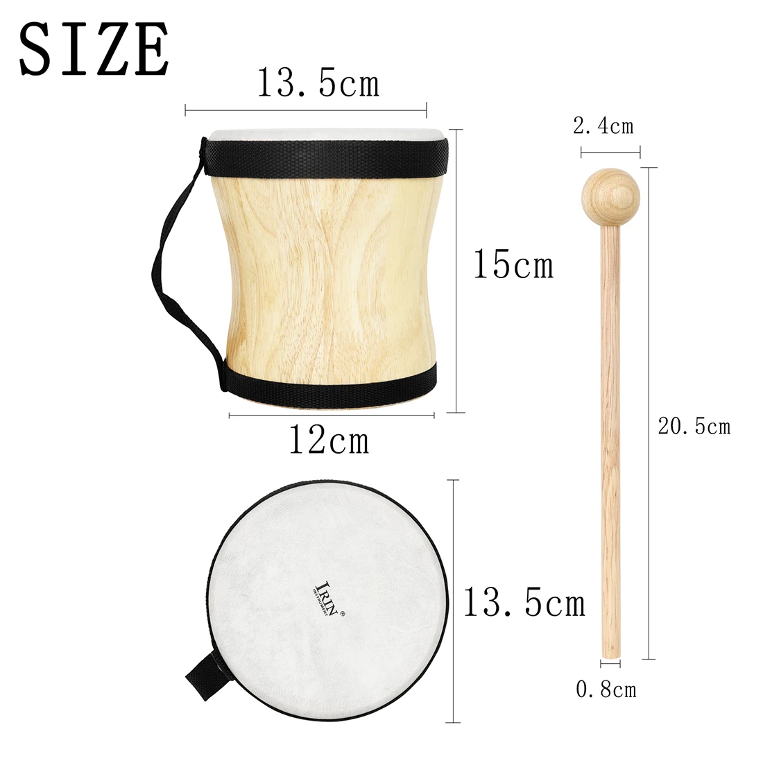 IRIN Indian Drums Wooden Porta - Musical Instrument Indian ulasan dan harga