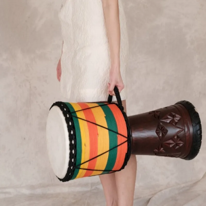 12 Inch Djembe Mahogany Africa - Musical Instrument Indian ulasan dan harga