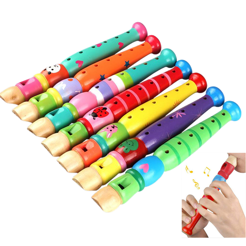 2pcs Wooden Flute 20cm Colorfu - Musical Instrument Fagot ulasan dan harga