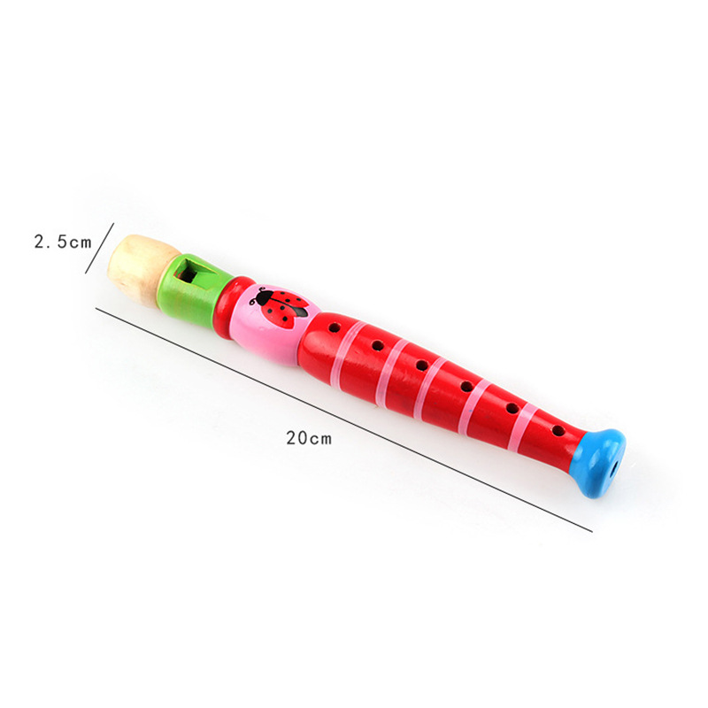 2pcs Wooden Flute 20cm Colorfu - Musical Instrument Fagot ulasan dan harga