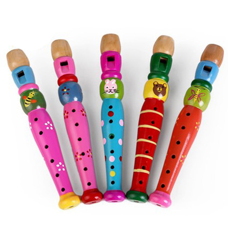 2pcs Wooden Flute 20cm Colorfu - Musical Instrument Fagot ulasan dan harga