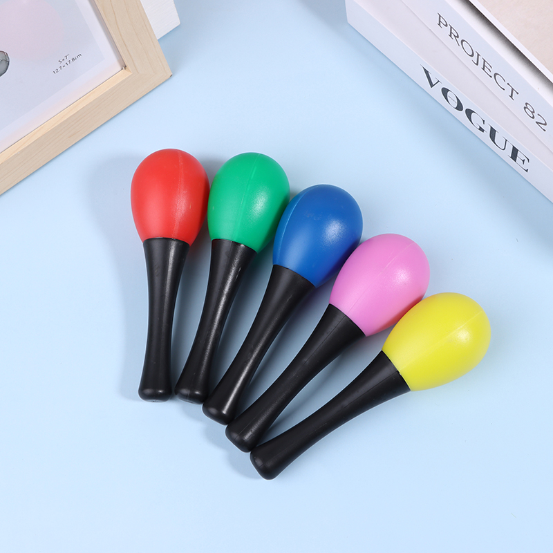 2Pcs Plastic Maracas Sand Hamm - Musical Instrument Maraca ulasan dan harga